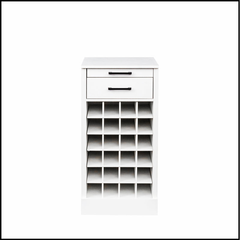 Modular Wine Bar Cabinet, Perfect for Organized Storage and Elegant Home Entertainment., White