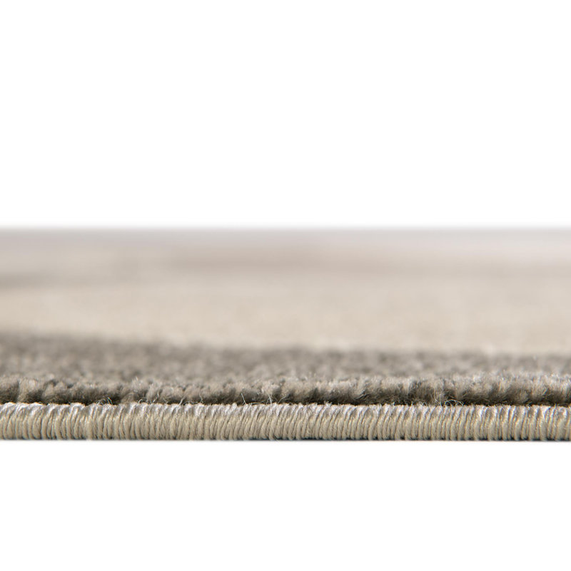 Dews Washable Geometric Indoor Rug, Rectangle 4'1" x 6'1"