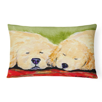 Coussin décoratif intérieur/extérieur golden retriever
