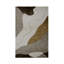 Tapis 8 pi x 11 pi beige et brun à motif abstrait tissé à la machine-104610597