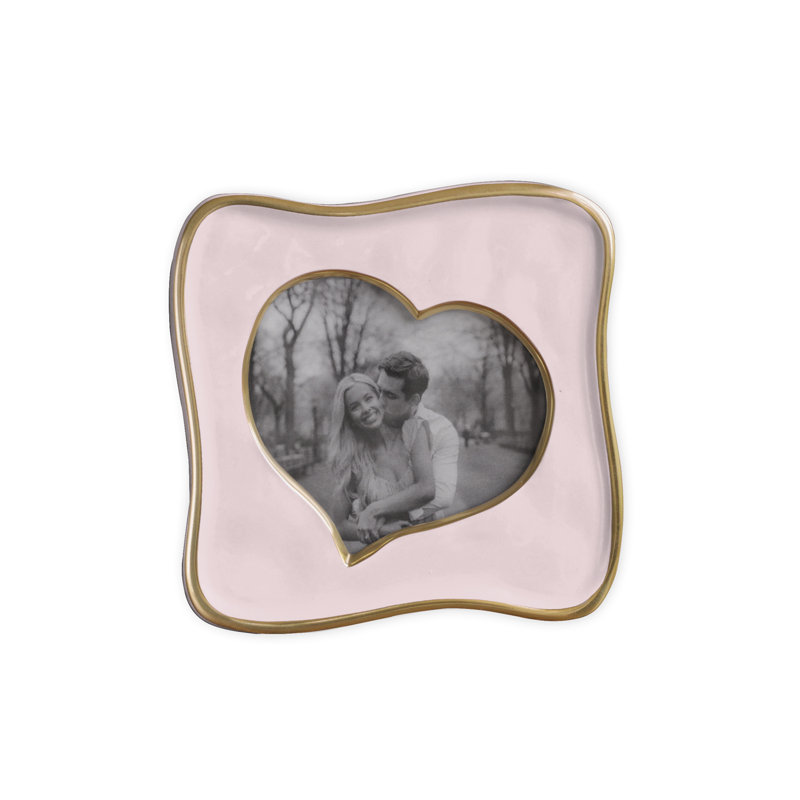 Encanto Matted Picture Frame, Camellia/Gold Trim