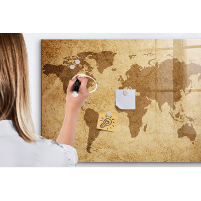 Magnetic Glass Photo Memo Board