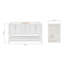 60'' W Double Bathroom Vanity Base-234706757