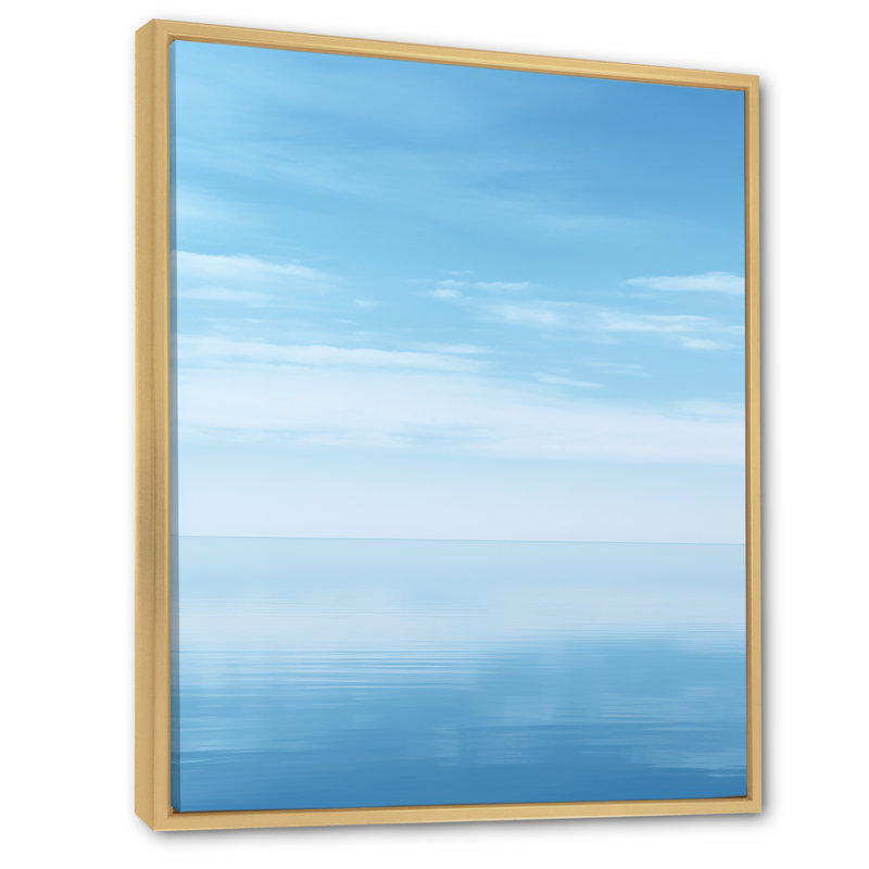 Océan Infinity Dreamscape IV sur toile, H 20 po x l 12 po x P 1 po, Cadre naturel flottant