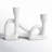 Modern Sculptural Double Taper Candle Holder-303092173