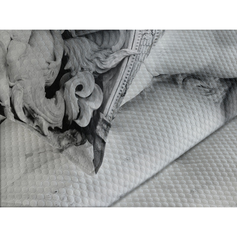 Ambesonne Grey Bedspread, King Bedspread + 2 Standard Shams