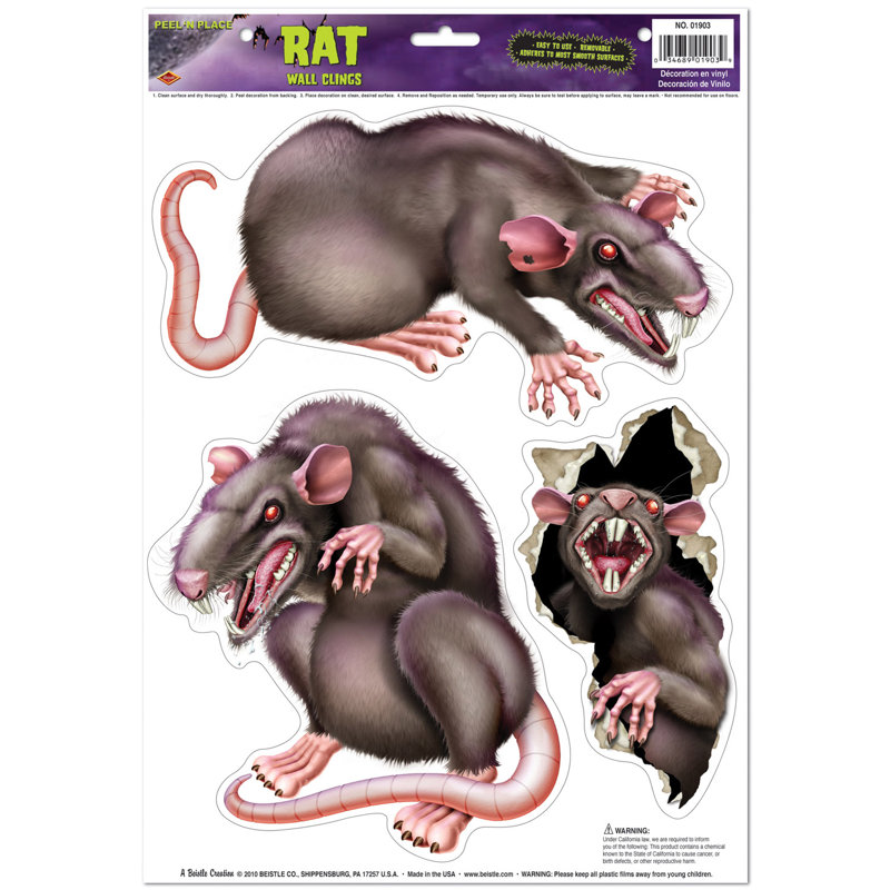 Porte-rats d’halloween "n place"