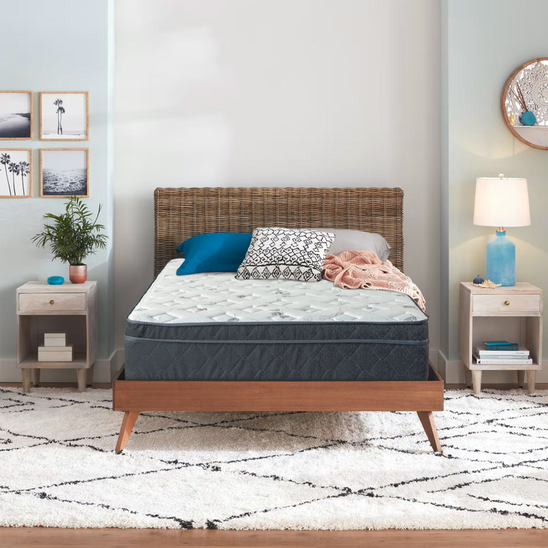 Griggs 12-Inch Medium Firm EuroTop Hybrid Breathable Mattress, Compatible with Adjustable Bed, Full/Double, Low Profile
