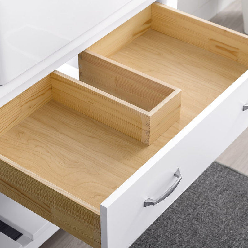 Meuble-lavabo simple 36 po Rosana, Blanc