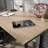 Table With Drop Leaf, Brown Finish