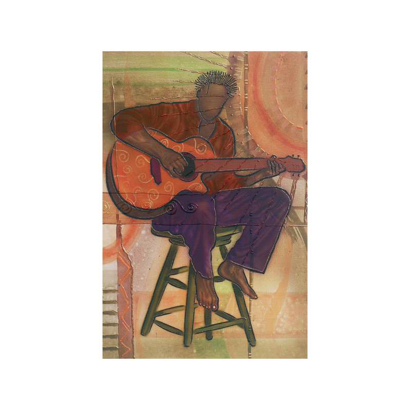 Mr. Guitarman - Wrapped Canvas Print, 66.04 cm H x 45.72 cm W x 1.91 cm D