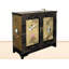 Schimmel Gold Leaf Rectangle Accent Cabinet
