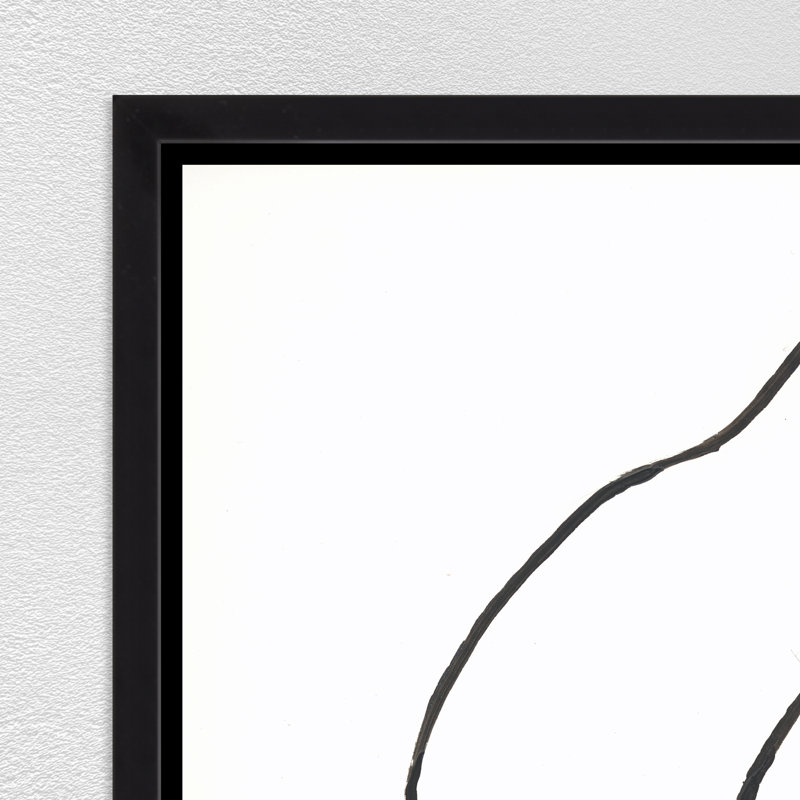 Art mural encadré Swift V, H 54,75 po x l 37,75 po, Noir
