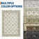 Machine Washable Area Rugs Floral Print Accent Carpet with Non-Slip Backing, Stain-Resistant Farmhouse Floor Cover, Soft Low Pile Indoor Mat for Bedroom, Kitchen, Office