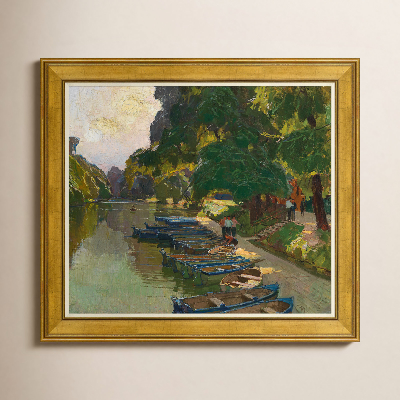 Along The Seine by Carl Moll