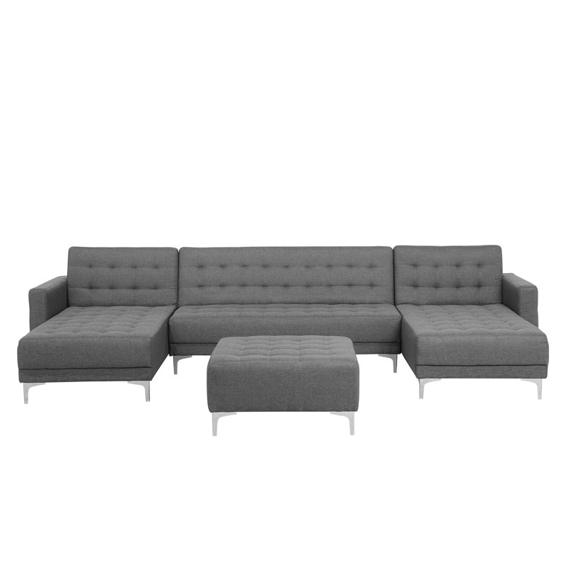 Finnegan 5 Seater Sofa Bed, Grey