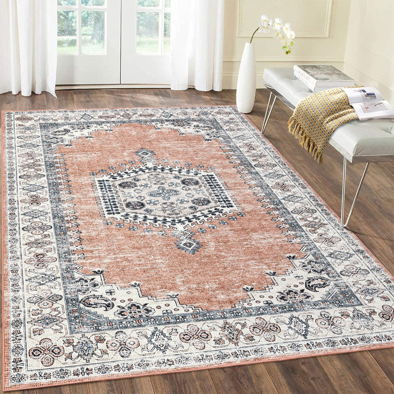 Tapis avec envers antidérapant Cristena, Rectangle 8 pi x 10 pi