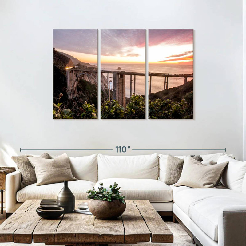 Lilie Big Sur's Bixby Bridge, H 48 po x l 74 po