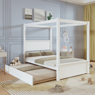 Full Platform Canopy Bed