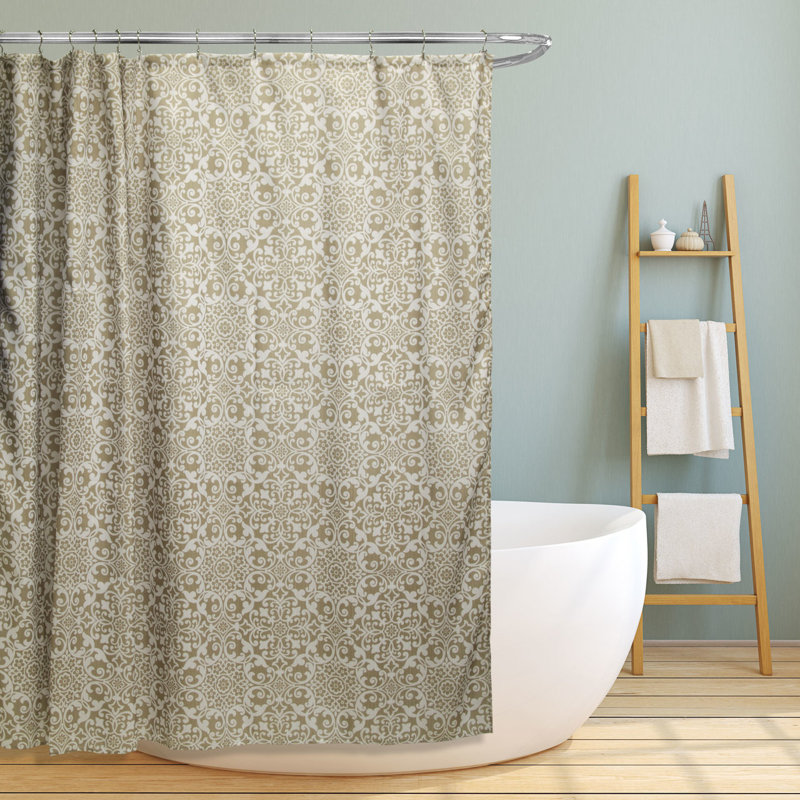 Rey Damask Shower Curtain