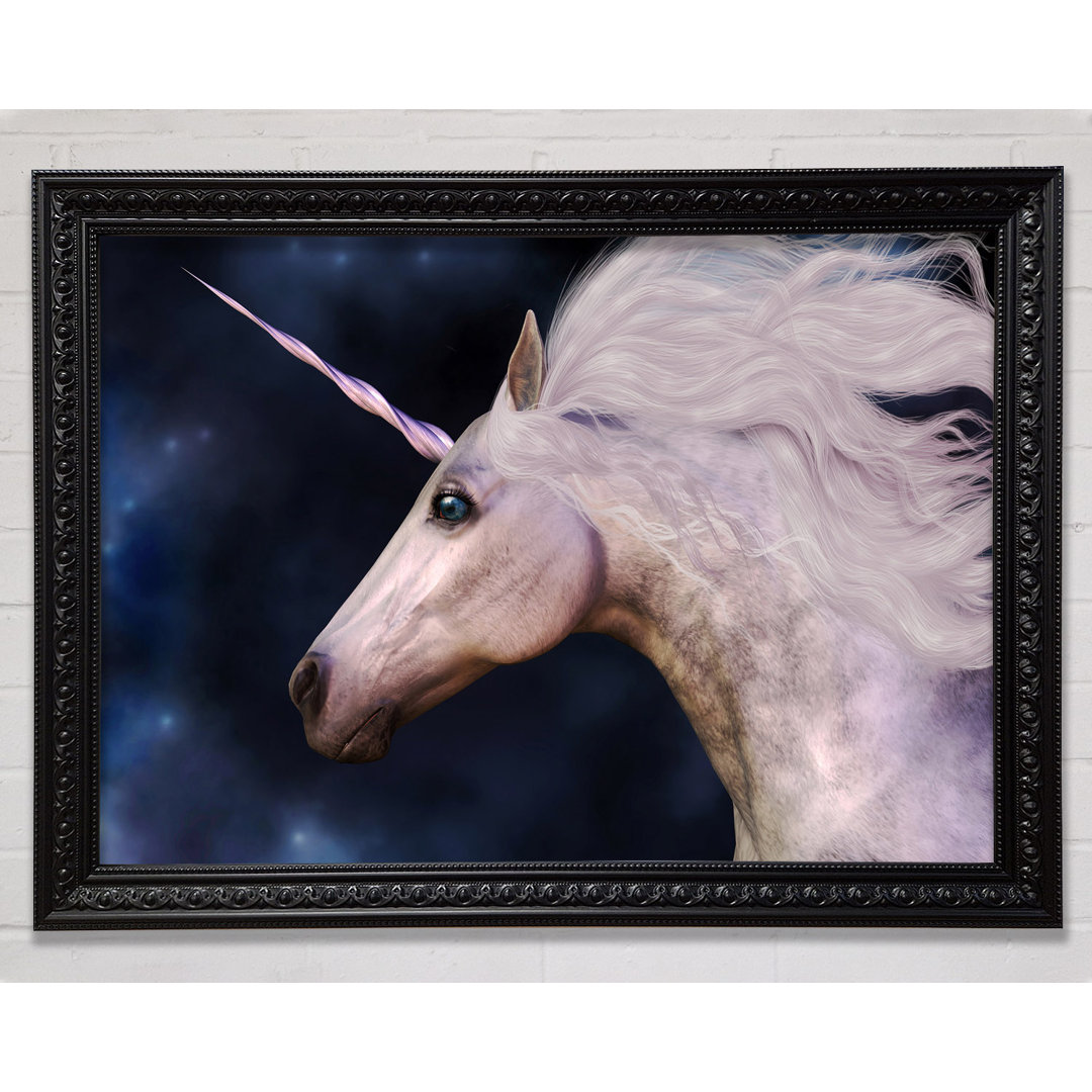 Atemberaubendes Universal Unicorn - Einzelner Bilderrahmen Kunstdrucke