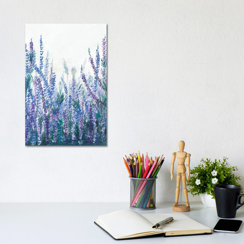 Lavender Garden II by Patricia Pinto - Wrapped Canvas Gallery-Wrapped Canvas Giclée, 20.32 cm H x 30.48 cm W