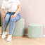 Ensemble de 2 tabourets ronds avec rangement et 2 tabourets-531506938