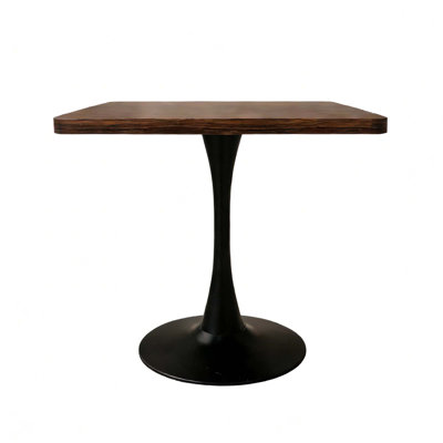 Mid Century Modern Square Dining Table With Tulip Pedestal Base