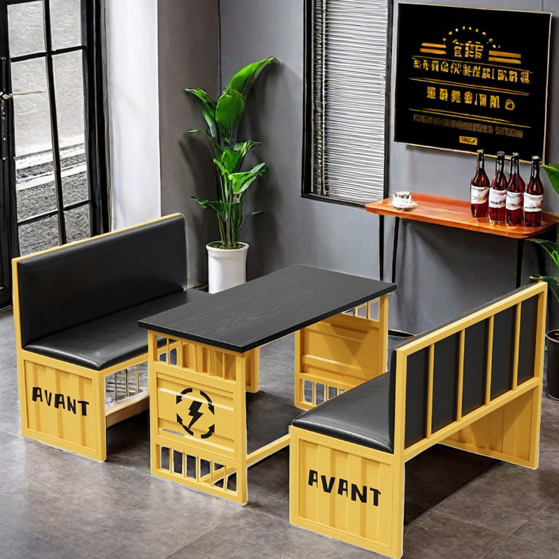 Cabine double face, Jaune