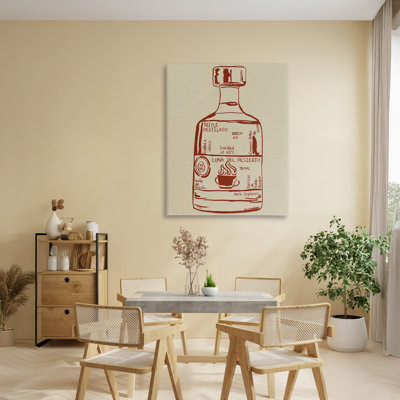 Toile Minimal Liquor Essence, design par Melissa Wang