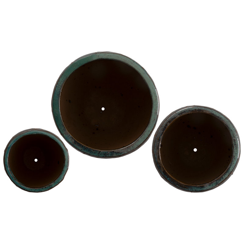DÉCORATION RONDES BRISE, TEAL 12,17,22 "H