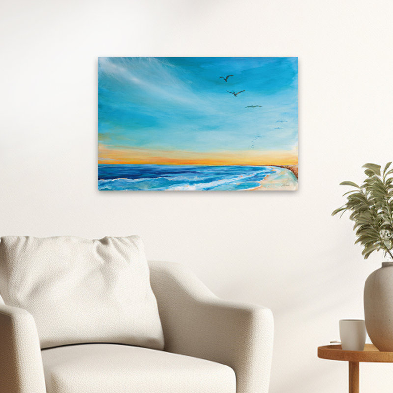Oiseau de plage Back Bay, H 24 po x l 16 po