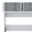 Grand lit escamotable avec bureau et tablettes-1166864104