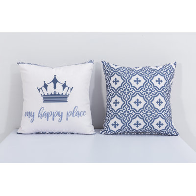 Alamosa Indoor / Outdoor Geometric Square Cushion Cover