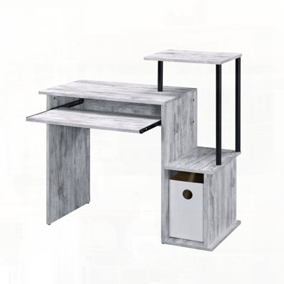 Computer Desk With Practical Floor Clearance Design