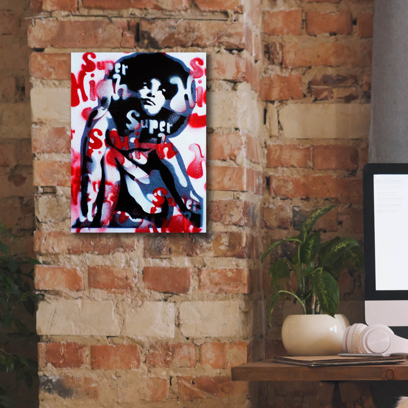 " Super High " by Abstract Graffiti, 16" H x 12" W x 0.75" D