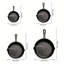 4-piece Cast Iron Nonstick Pan Set
