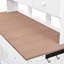 Grand banc de rangement blanc de 65,7 po - 6 tiroirs, 2 armoires, 3 tablettes, crochets latéraux et banc de serre en bois de sapin avec tablette blanc, tablettes