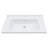 32" W x 20" D Rectangular White Ceramic Single Bathroom Vanity Sink Top with Overflow (Sink Only)