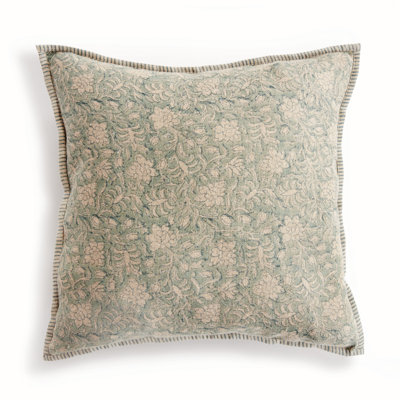 Henriellas Textured European Flax Fiber Throw Pillow