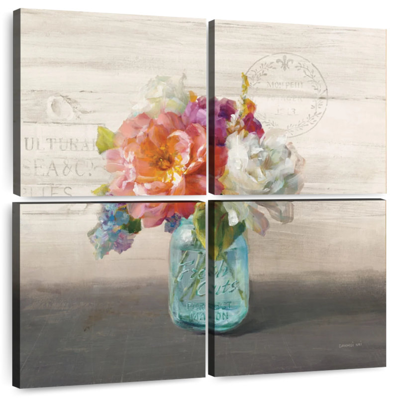 Harnek French Cottage Bouquet I, H 57 po x l 57 po