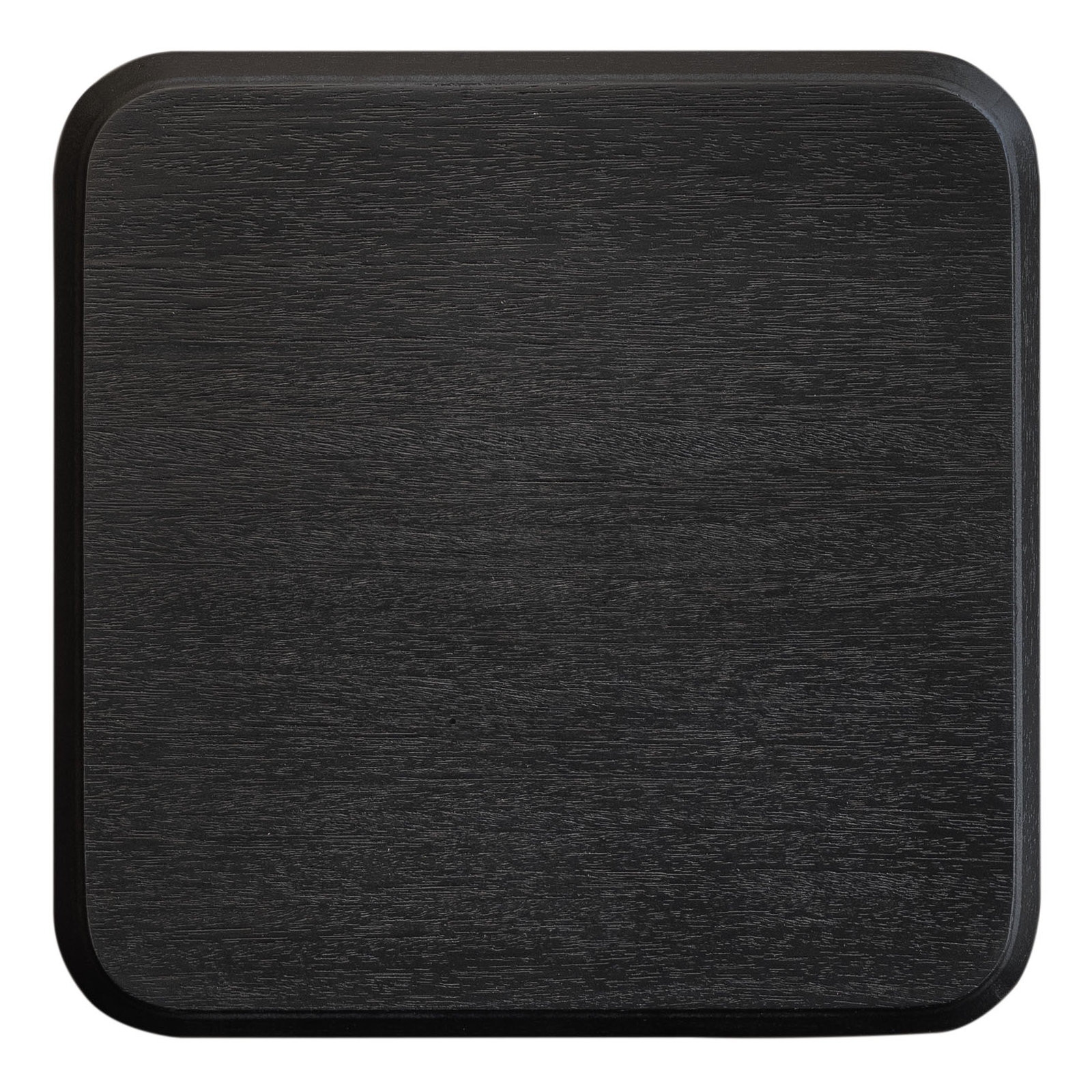 Roanne Solid Wood End Table, Black