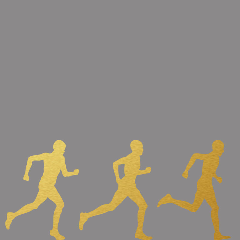 Moneta Sports Non-Wall Damaging Wall Decal, Gold