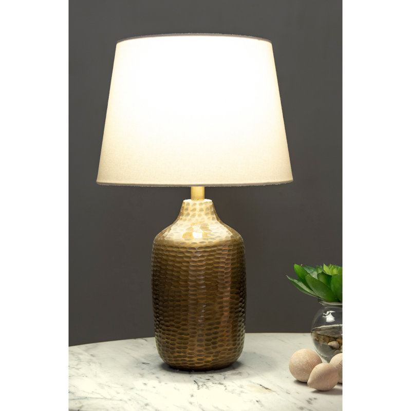 Lampe de table en laiton antique 24 po Ascencio