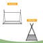 Lit plateforme House avec structure triangulaire-114244243