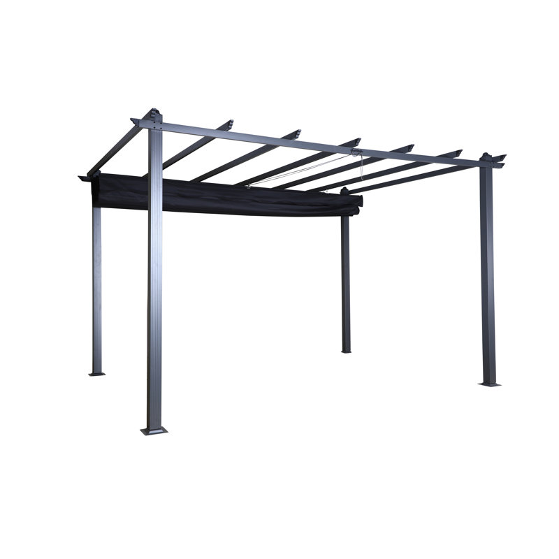 Hales Black Aluminum Roof for Pergola, Black