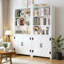 Ilus H 71 po x l 27,5 po avec bibliothèque moderne à 3 cubes avec bibliothèque et 5 tablettes pour la décoration intérieure-2049620349-2028080071
