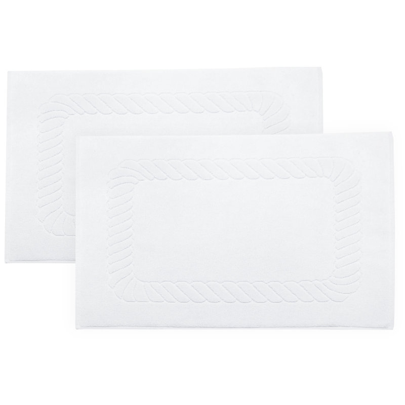 Bath Rug, White
