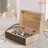 Handcrafted Mango Wood Jewelry Box with Carved Lid-120472270