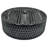 Scotch 14" Tempered Glass Round Vessel Bathroom Sink with Textured Glass Design - Timeless Collection-90991012-128042368